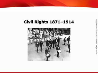 Civil Rights 1871–1914