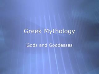 Greek Mythology