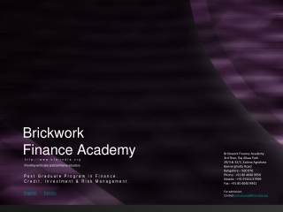 Brickwork Finance Academy: Bridging Campus To Corporate Gap.