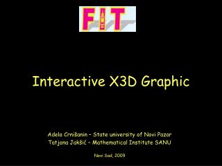 Interactive X3D Graphic