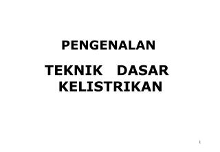 PENGENALAN