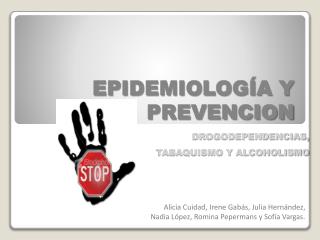 EPIDEMIOLOGÍA Y PREVENCION