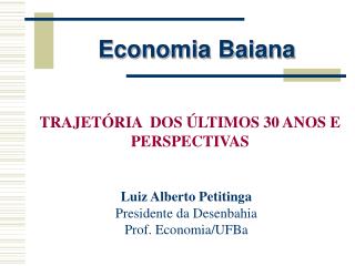 TRAJETÓRIA DOS ÚLTIMOS 30 ANOS E PERSPECTIVAS