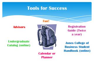 Tools for Success