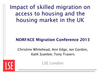 Impact of skilled migration on access to housing and the housing market in the UK