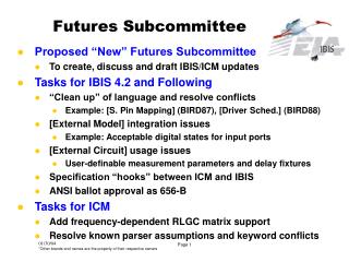 Futures Subcommittee