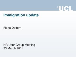 Immigration update