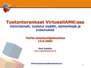 Suomen Virtuaaliammattikorkeakoulu