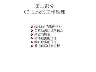 第二部分 CC-Link 的工作原理