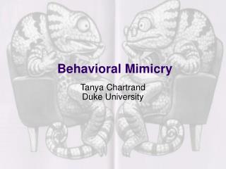 Behavioral Mimicry