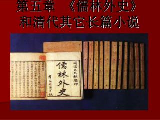 第五章 《 儒林外史 》 和清代其它长篇小说