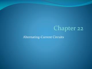 Alternating-Current Circuits