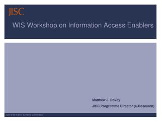 WIS Workshop on Information Access Enablers