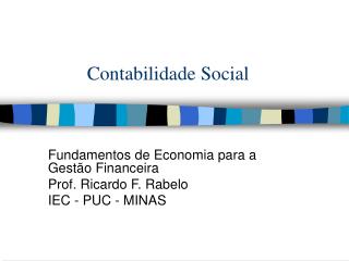 Contabilidade Social