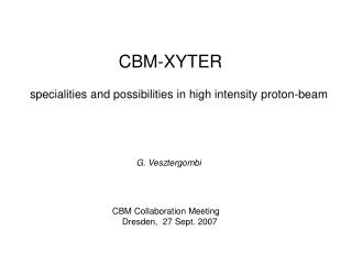 CBM-XYTER