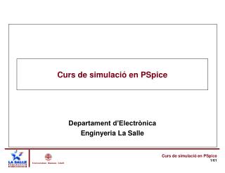 Curs de simulació en PSpice