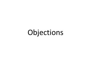 Objections