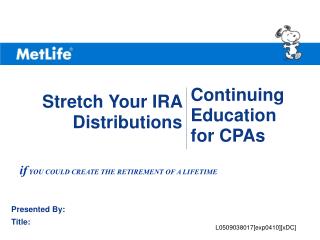 Continuing Education for CPAs