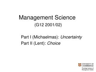 Management Science