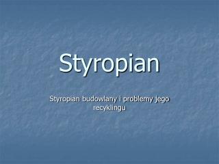 Styropian