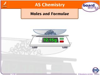 Counting atoms and molecules