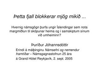 Þuríður Jóhannsdóttir