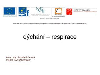 dýchání – respirace