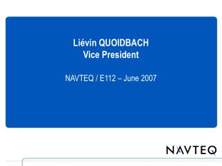 Liévin QUOIDBACH Vice President