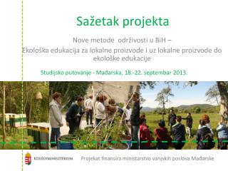 Sažetak projekta
