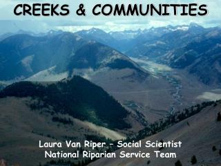 CREEKS &amp; COMMUNITIES