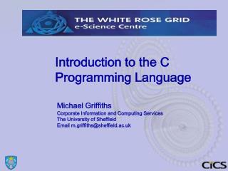 Introduction to the C Programming Language