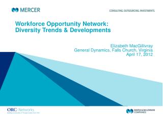 Workforce Opportunity Network: Diversity Trends &amp; Developments