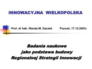 INNOWACYJNA WIELKOPOLSKA