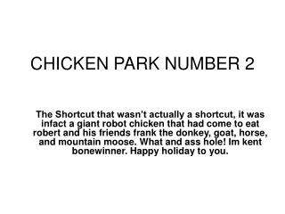 CHICKEN PARK NUMBER 2