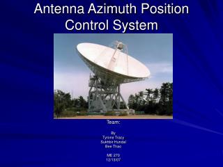 Antenna Azimuth Position Control System