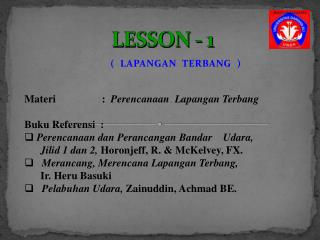 LESSON - 1