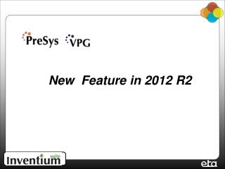 New Feature in 2012 R2