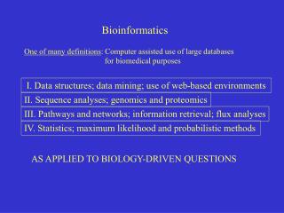Bioinformatics