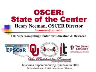 OSCER: State of the Center