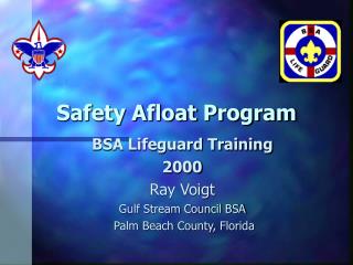 Safety Afloat Program