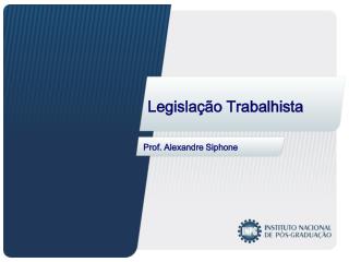 Legislação Trabalhista