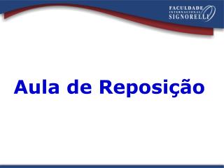 Aula de Reposição