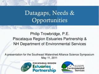 Datagaps, Needs &amp; Opportunities