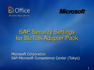SAP Security Settings for BizTalk Adapter Pack