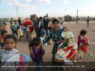 Syrian Kurdish refugees flooding into Turkey