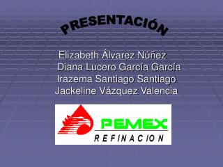 Elizabeth Álvarez Núñez Diana Lucero García García Irazema Santiago Santiago