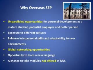 Why Overseas SEP