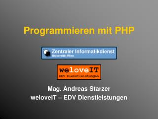 Programmieren mit PHP