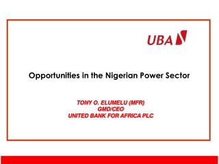 Opportunities in the Nigerian Power Sector