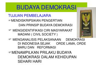 BUDAYA DEMOKRASI